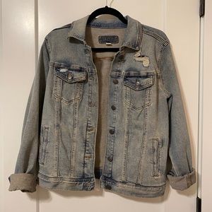 Maurices Jean Jacket Size Small light blue